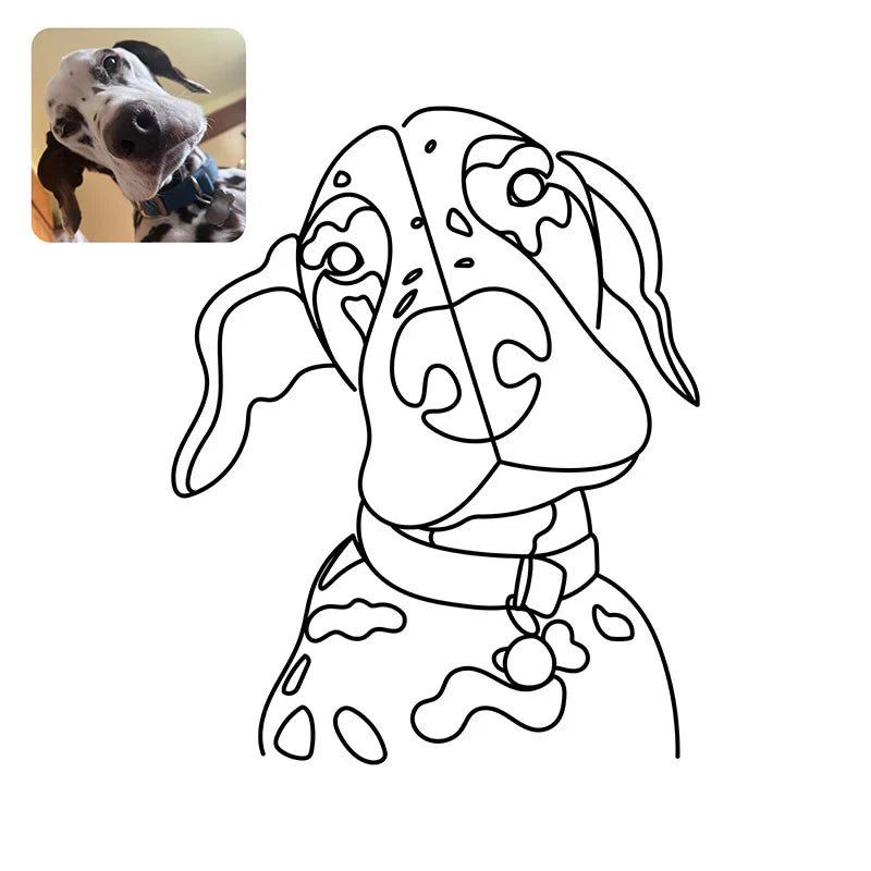 Custom Outline Embroidery Files - Digital Only