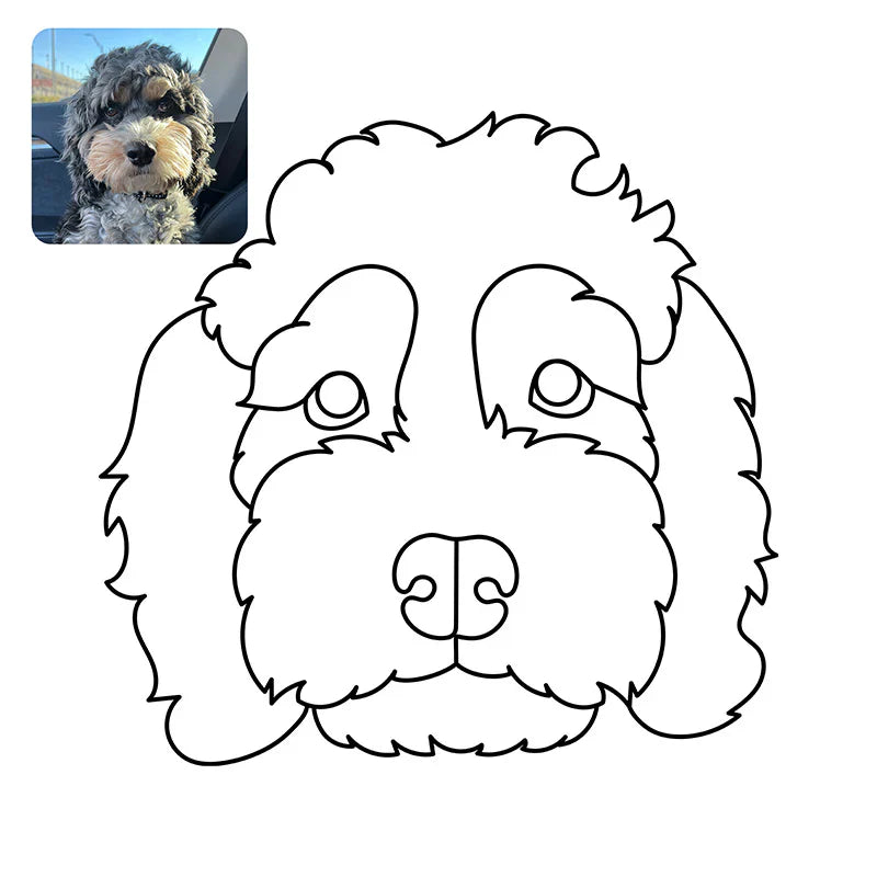 Custom Outline Embroidery Files - Digital Only