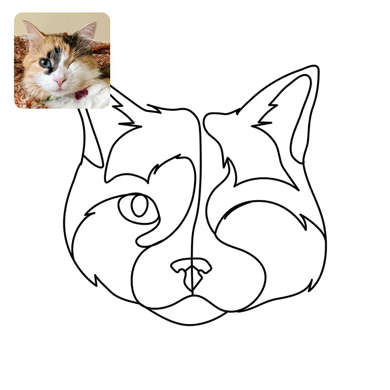 Custom Outline Embroidery Files - Digital Only