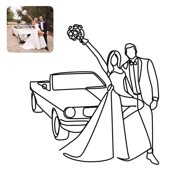 Custom Outline Embroidery Files - Digital Only