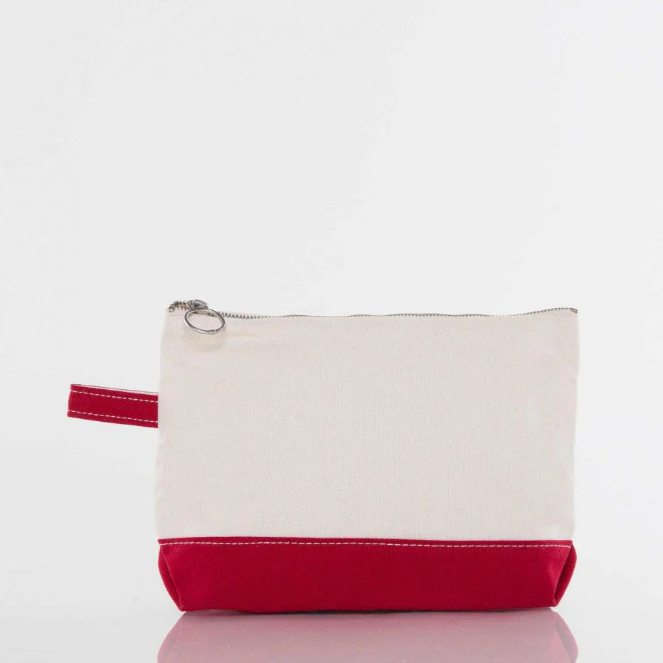 Emb- Cavas Cosmetic Bag