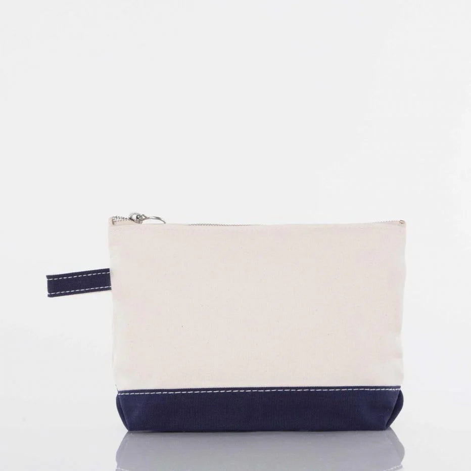 Emb- Cavas Cosmetic Bag