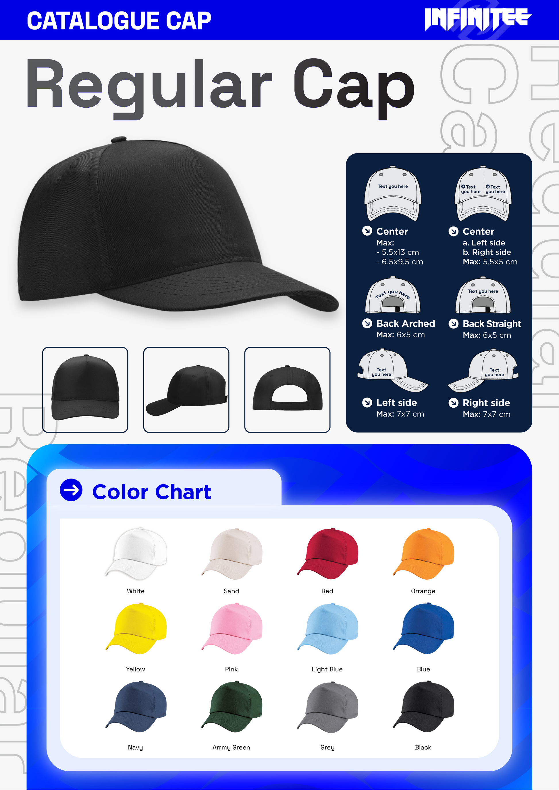 Embroidery Cap - Regular