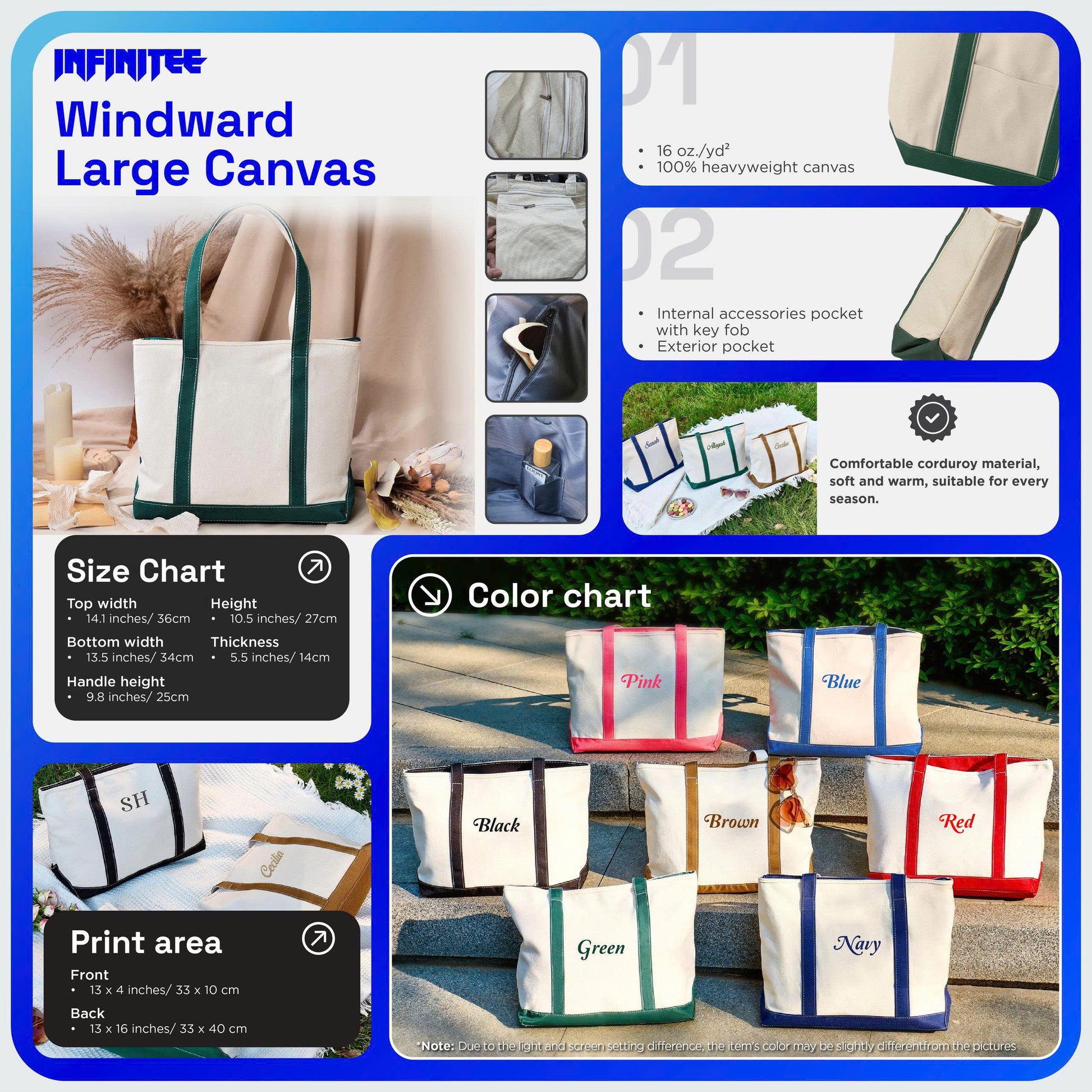 Emb - Tote Bag Windward Large