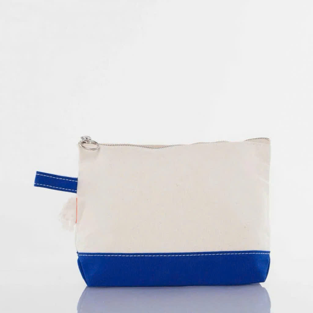 Emb- Cavas Cosmetic Bag